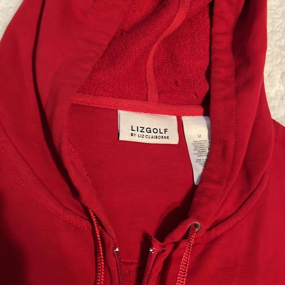 Liz Claiborne LizGolf zip up hoodie - Picture 2 of 7
